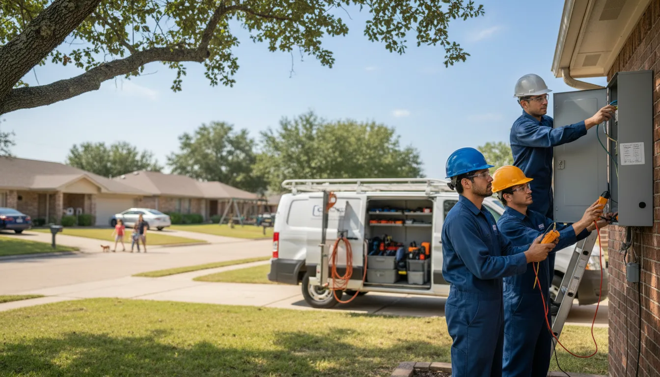 Certified electrician providing emergency electrical services in Glasco, KS